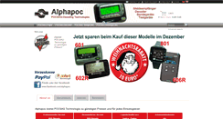 Desktop Screenshot of alphapoc-europe.de